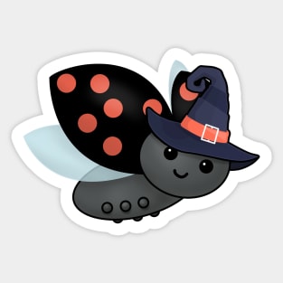 Witchy Ladybug Sticker